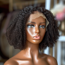 Load image into Gallery viewer, KINKY STRAIGHT LACE FRONT HUMAN HAIR  WIG