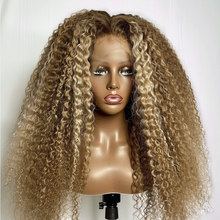 Load image into Gallery viewer, KINKY STRAIGHT LACE FRONT HUMAN HAIR  WIG