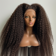 Load image into Gallery viewer, KINKY STRAIGHT LACE FRONT HUMAN HAIR  WIG