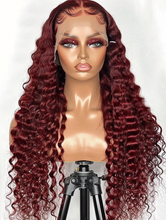 Load image into Gallery viewer, BURGUNDY VIBRATION COLOR LACE WIG