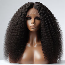 Load image into Gallery viewer, KINKY STRAIGHT LACE FRONT HUMAN HAIR  WIG